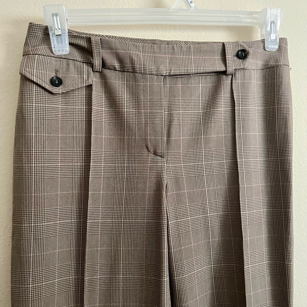 Ann Taylor Houndstooth Plaid Pants - Picture 5 of 8